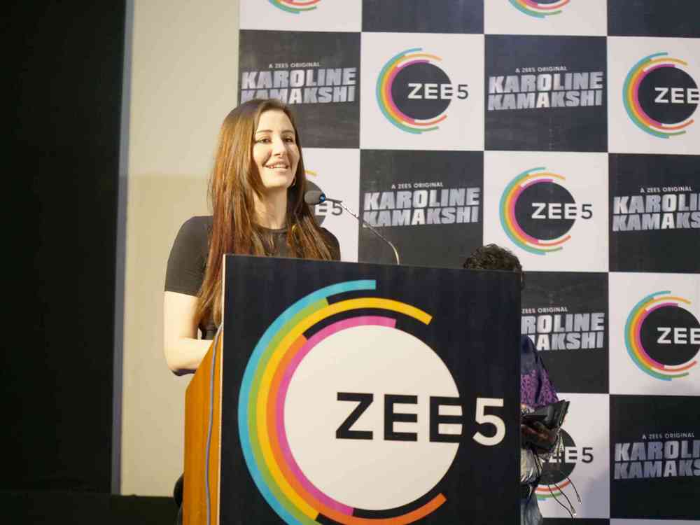 Zee 5 Premieres Original Series Karoline Kamakshi Pressmeet (14)