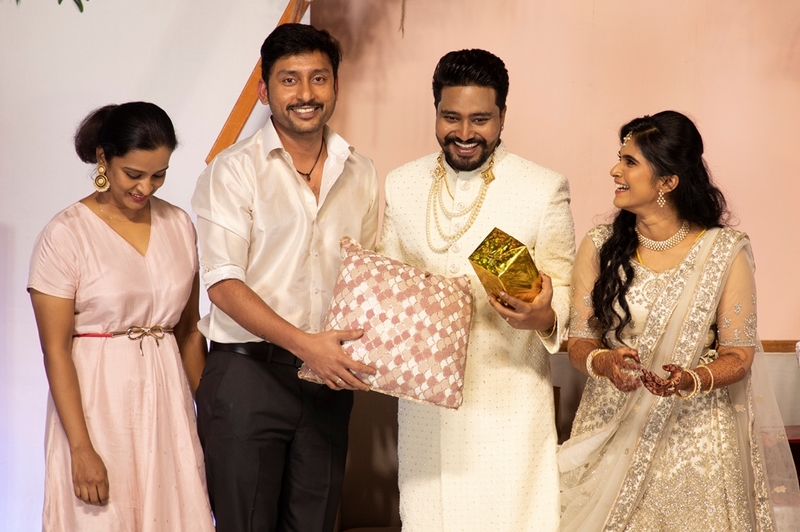 Editor Selva RK & Anitha Wedding Reception Pics