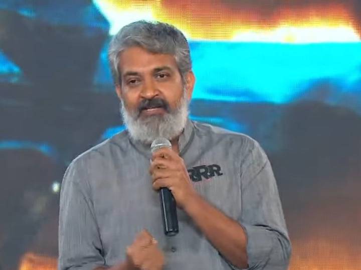 SS Rajamouli in RRR Movie pre release event