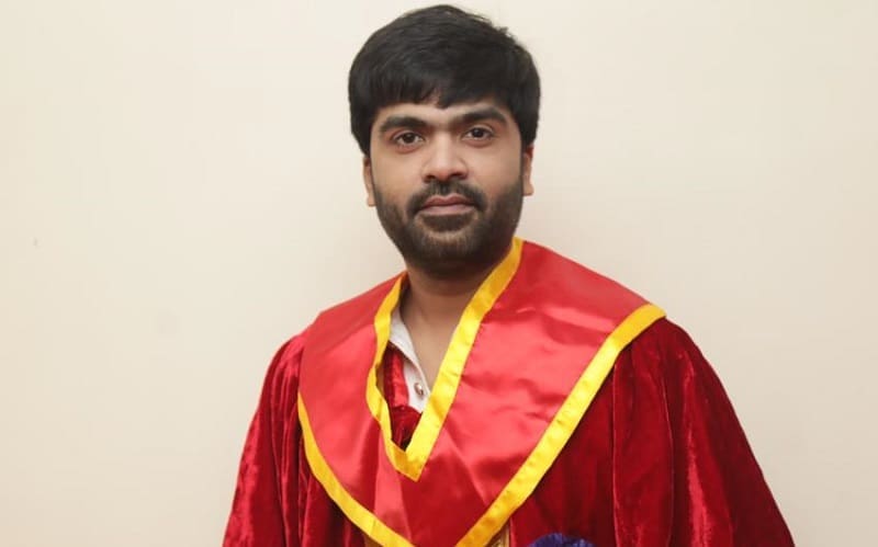 Silambarasan TR for achieving doctorate award from Vels University