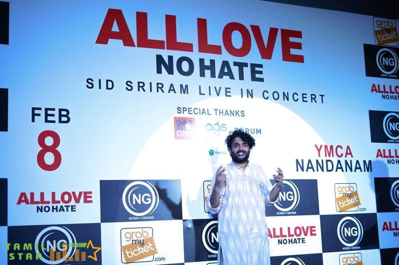 Sid Sriram Promotes All Love No Hate Live In Concert in Chennai (12)