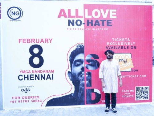 Sid Sriram Promotes All Love No Hate Live In Concert in Chennai (1)